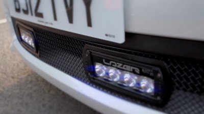Lower Grill incl. 2 Lazer ST-4 for Subaru Impreza STI 2011-
