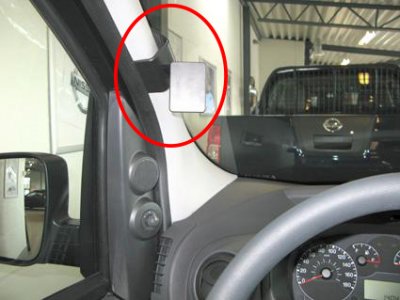 Mobile phone holder for Fiat Fiorino from 2008-