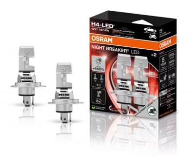 Osram Night Breaker SPEED H4 LED conversion for Renault Kangoo 2008-2021