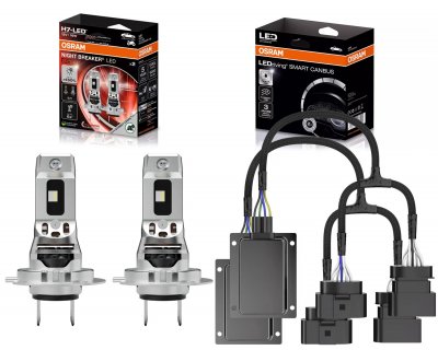 Osram Night Breaker SPEED H7 LED conversion for Volkswagen Transporter T5 2003-2009