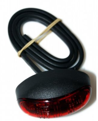 Oval position light in LED | 12/24V 59x36x27mm