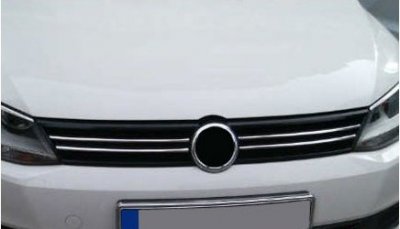 Stainless steel upper grill for Volkswagen Jetta from 2011-