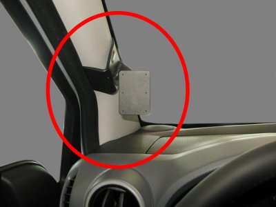 Mobile phone holder for Peugeot Partner from 2008-2018