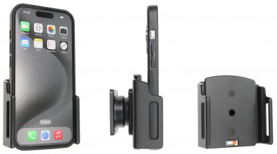 Brodit phone holder - Adjustable holder | Width: 70-83 mm | Depth: 8-12 mm