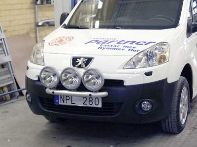 Peugeot Partner (2008-) (3 extraljus)