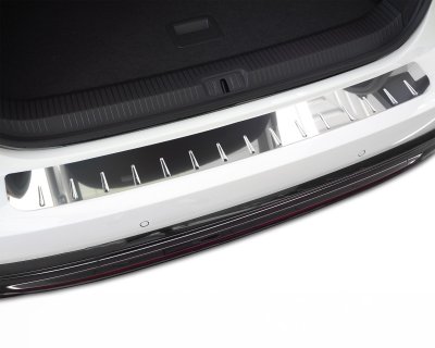 Rear bumper protection Volkswagen ID.7 2024- | Polished | Plain