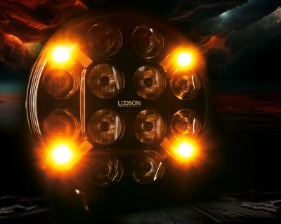 Extra light LED Pollux9+ Strobe Gen 3 - 218 mm | 120W