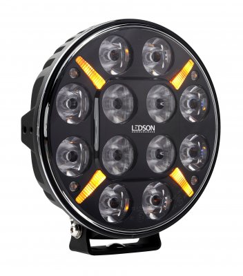 Pollux9+ Strobe | LED Extra light with built-in strobe | 218 mm (9") - 120W