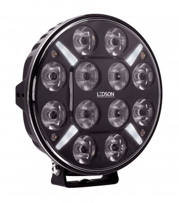 Pollux9+ Strobe | LED Extra light with built-in strobe | 218 mm (9") - 120W