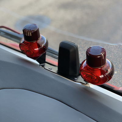 Front window poppy mount (for 2 Poppy) for Scania Next Gen from 2017-