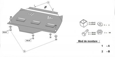 Exploded view skid plate gearbox Porsche cayenne 2018-