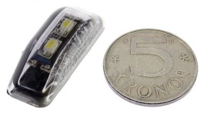 Position light with 2xLED 12V E-marked