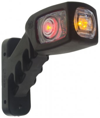 Position light on rubber arm 12-24 V