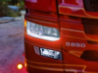 Position light for LED fog lights for Scania Next Gen from 2017-2022