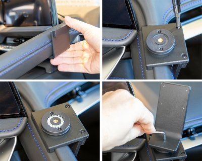Phone holder for Chevrolet Corvette from 2025- | Model specific