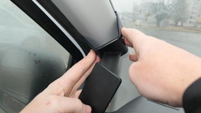 Mobile phone holder for Ford Transit Custom from 2023-