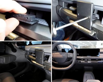 Kia EV3 Phone Holder (2024 and later) | For installation under the center display