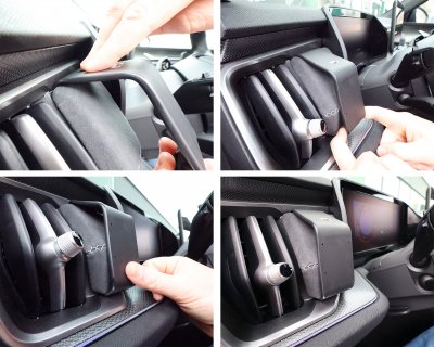 Phone holder for the 2024 Skoda Kodiaq and later models | For installation to the left of the steering wheel