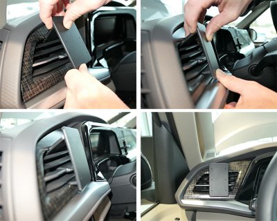 Mobile holder installation Volkswagen Multivan T7 from 2022- | Left-hand mounting