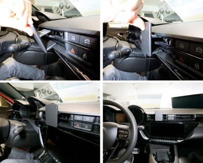 Mobile phone holder Alfa Romeo Junior 2024- | Mounting above the center screen