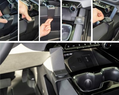 Mobile phone holder installation Chevrolet Silverado EV 2024- | Mounting to the right of the center console