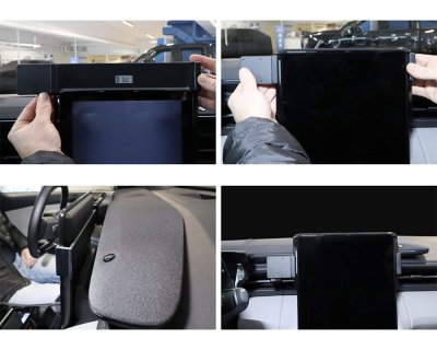 Installation of mobile phone holder Ford Capri EV from 2025-