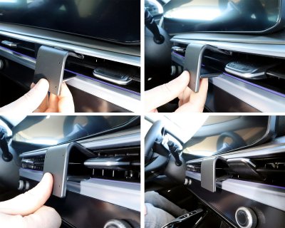 Mobile phone holder Kia Sorento from 2024- | Mounting on the right under the center screen