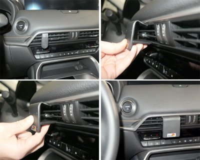 Installation of mobile phone holder Mazda CX-80 from 2024-