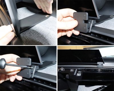 Installation of mobile phone holder Peugeot 3008 from 2024-