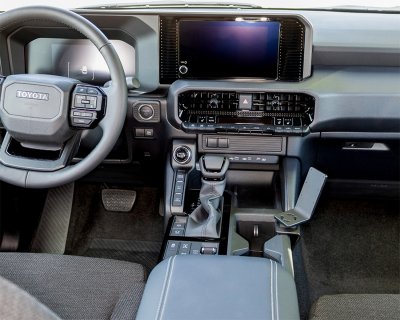 Mobile holder Toyota Land Cruiser 2024- | Mounting to the right on center console