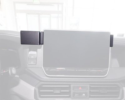 Mobile phone holder Volkswagen Crafter from 2025 onwards | For mounting to the left of the screen (for 10,4 screen)