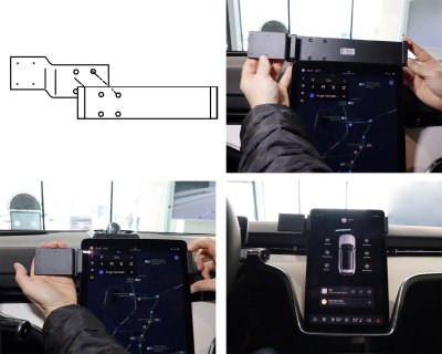 Mobile phone holder Volvo EX90 2024-