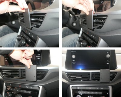 Mobile phone holder Volkswagen T-Roc 2022-2026 | For mounting under the center console