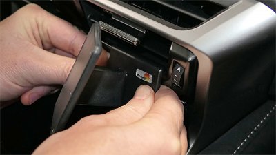 Installation of mobile phone holder Lexus RX from 2023-