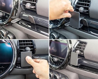 Mobile phone holder for Mini Clubman from 2015- | Fits whatever screen you have