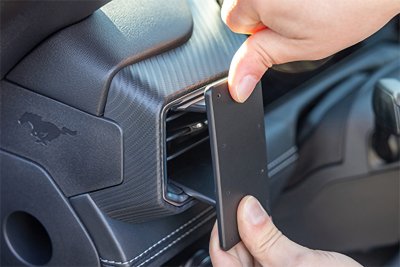 Proclip mobile holder Ford Mustang from model year 2024-