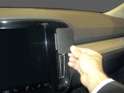 Mobile holder Proclip Volvo EX40 from 2025- | Mounting to the right of the center screen
