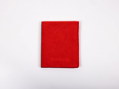 Pureest All purpose cleaning cloth 40x40 cm - Red