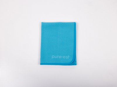 Pureest Glass cleaning cloth 40x40 cm - Light blue
