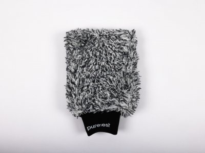 Pureest washing glove - black/white