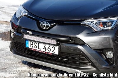 Extra light bracket incl. LED light bar for Toyota RAV4 2016-