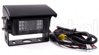 Rear view camera system 9" monitor incl. 2 visor cameras
