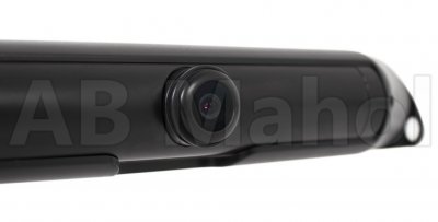 Rear view camera for mounting on the license plate frame.