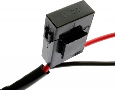 Relay cable with on/off button and with DT contact 12 V
