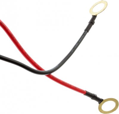 Relay cable with on/off button and with DT contact 12 V