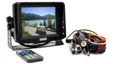 5-inch rear view camera system including 1 view camera