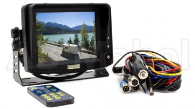 Rear view camera system 5" monitor incl. van camera