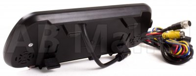 Rear view camera system 7" rear view mirror monitor including one dual lens camera