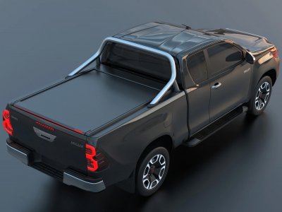 Rolltop Toyota Hilux from 2016 onwards | Extra Cab, for vehicles with OEM roll bar