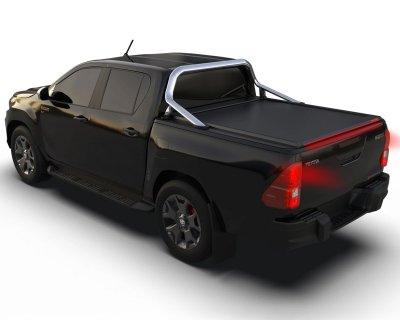 Rolltop Toyota Hilux 2016- | Tessera Roll+ E-KIT | Double cab with original roll bar